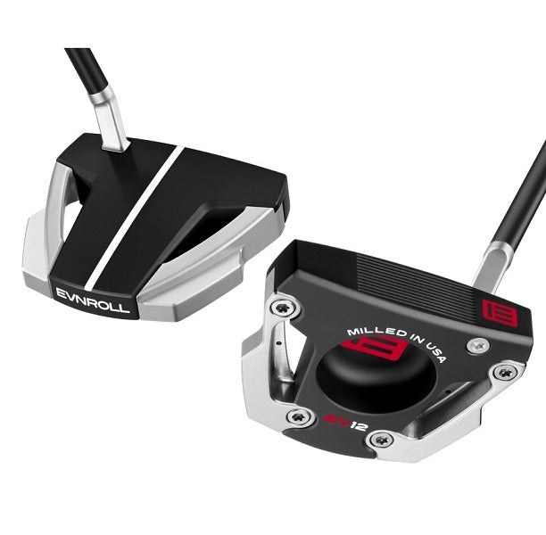 Evnroll EV12 Black Inline Short Slant High MOI Mallet